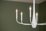 Kichler 52525WH Six Light Chandelier, White (5)