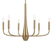 Kichler 52525CPZ Six Light Chandelier, Champagne Bronze (4)