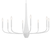 Kichler 52526WH Eight Light Chandelier, White (4)