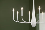 Kichler 52526WH Eight Light Chandelier, White (5)
