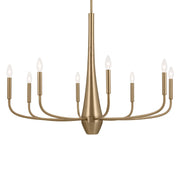 Kichler 52526CPZ Eight Light Chandelier, Champagne Bronze (4)