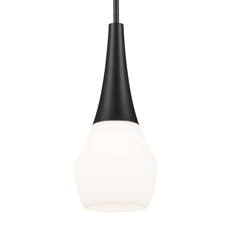 Kichler 52529BK One Light Pendant, Black (3)
