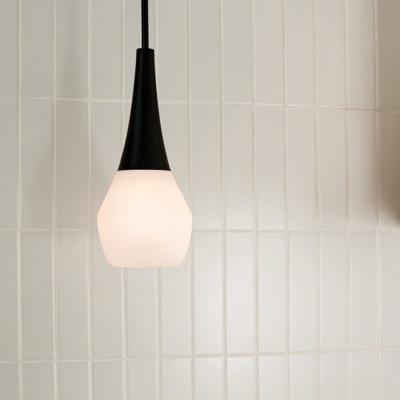 Kichler 52529BK One Light Pendant, Black (4)