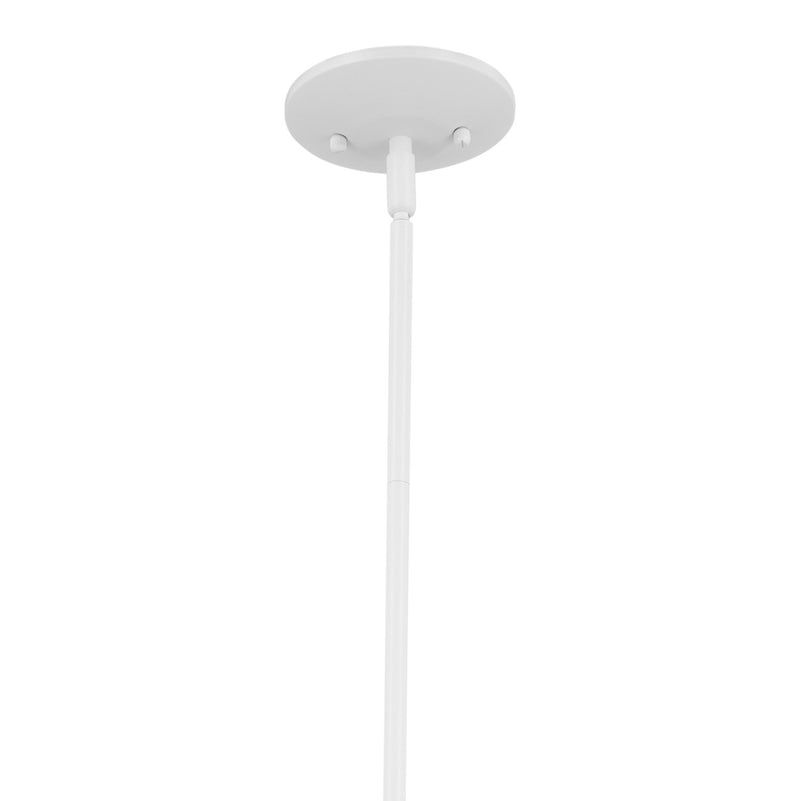 Kichler 52529WH One Light Pendant, White (2)