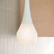 Kichler 52529WH One Light Pendant, White (5)