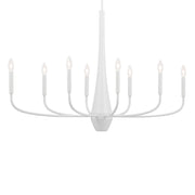 Kichler 52528WH Eight Light Chandelier, White (4)