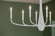 Kichler 52528WH Eight Light Chandelier, White (5)