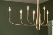 Kichler 52528CPZ Eight Light Chandelier, Champagne Bronze (4)