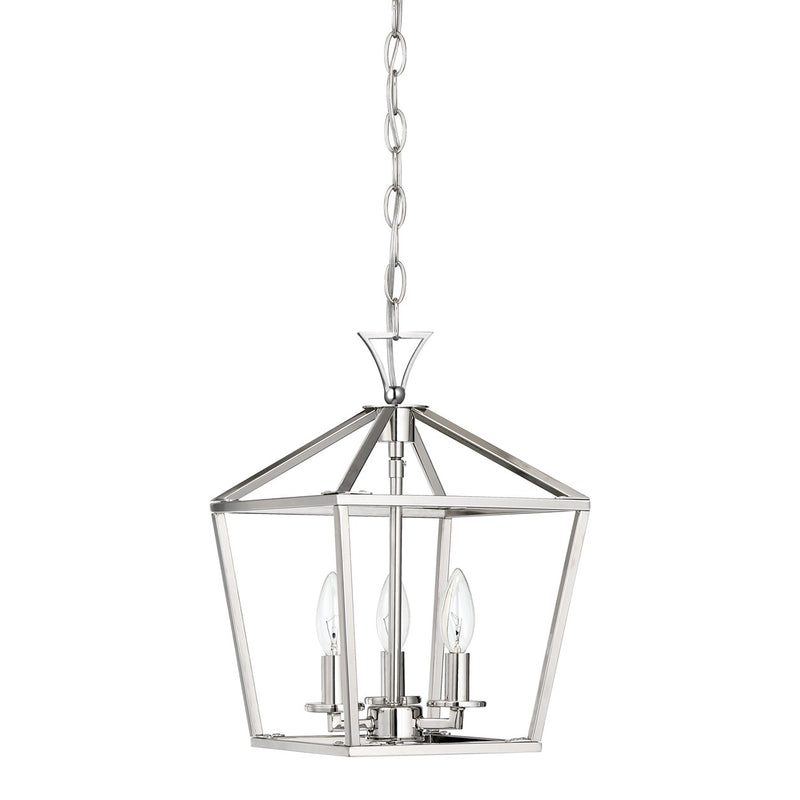Savoy House 3-420-3-109 Three Light Pendant, Polished Nickel (2)