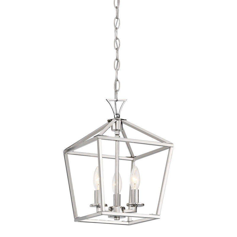 Savoy House 3-420-3-109 Three Light Pendant, Polished Nickel (3)