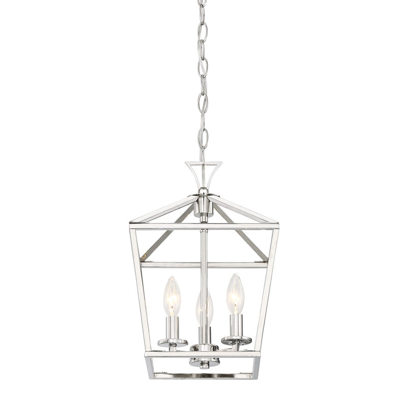 Savoy House 3-420-3-109 Three Light Pendant, Polished Nickel (5)