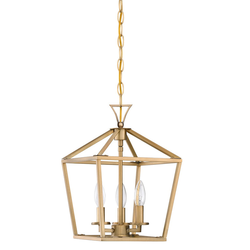 Savoy House 3-420-3-322 Three Light Pendant, Warm Brass (2)