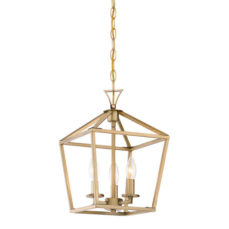 Savoy House 3-420-3-322 Three Light Pendant, Warm Brass (3)