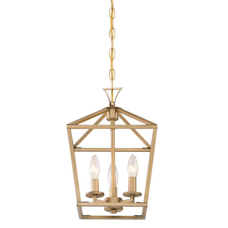 Savoy House 3-420-3-322 Three Light Pendant, Warm Brass (5)