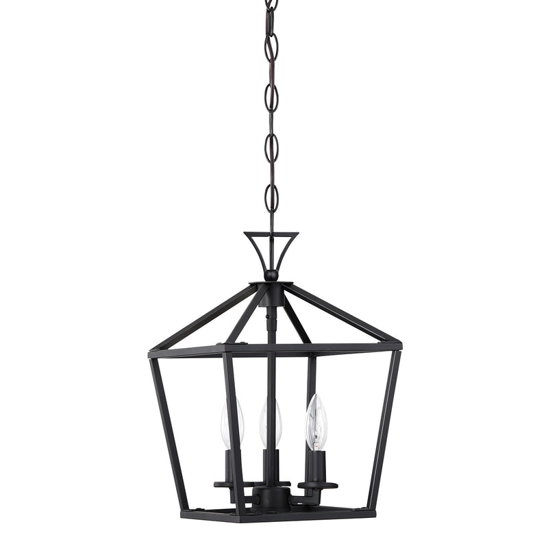 Savoy House 3-420-3-89 Three Light Pendant, Matte Black (2)