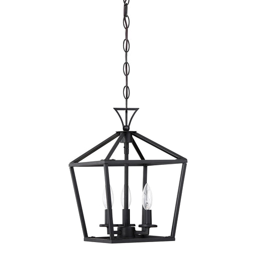 Savoy House 3-420-3-89 Three Light Pendant, Matte Black (2)