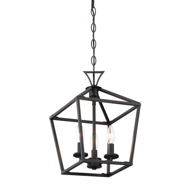 Savoy House 3-420-3-89 Three Light Pendant, Matte Black (4)