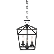 Savoy House 3-420-3-89 Three Light Pendant, Matte Black (5)