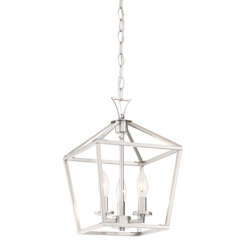 Savoy House 3-420-3-SN Three Light Pendant, Satin Nickel (3)