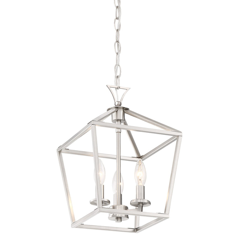 Savoy House 3-420-3-SN Three Light Pendant, Satin Nickel (4)
