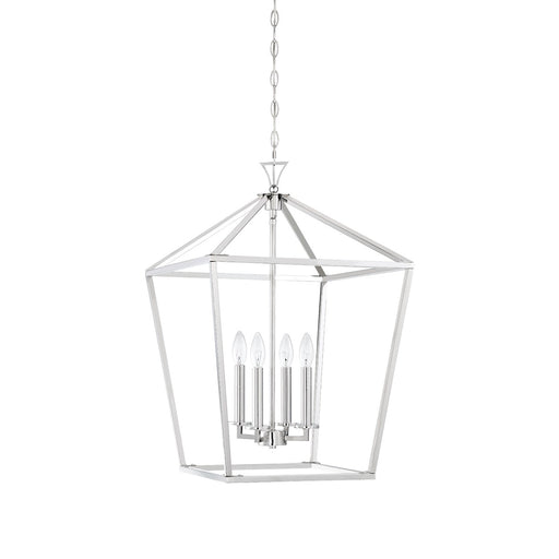 Savoy House 3-421-4-109 Four Light Pendant, Polished Nickel (2)