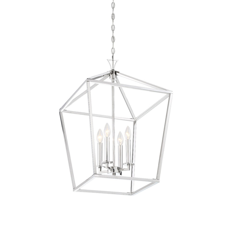 Savoy House 3-421-4-109 Four Light Pendant, Polished Nickel (4)