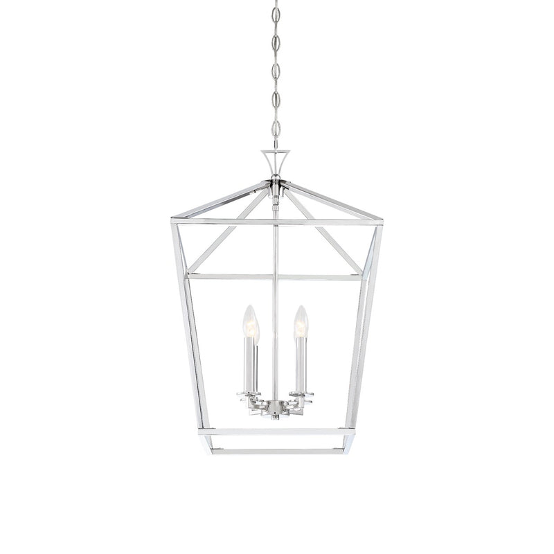 Savoy House 3-421-4-109 Four Light Pendant, Polished Nickel (5)