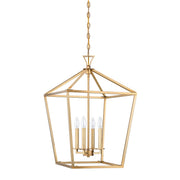 Savoy House 3-421-4-322 Four Light Pendant, Warm Brass (2)