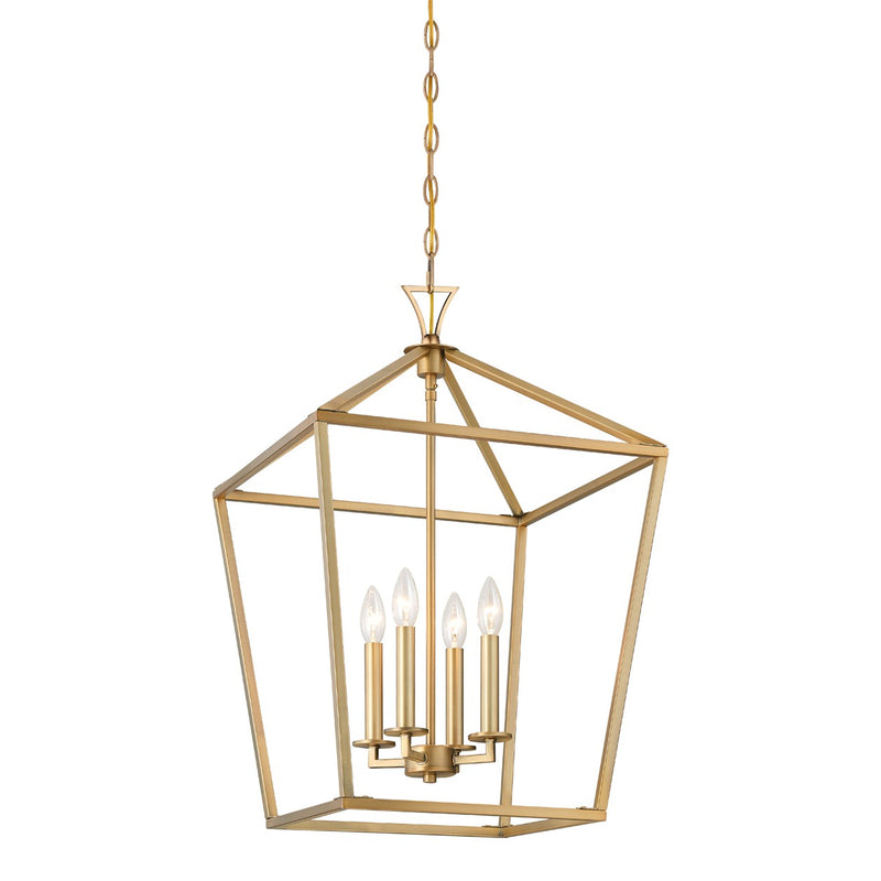 Savoy House 3-421-4-322 Four Light Pendant, Warm Brass (3)