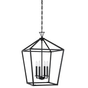 Savoy House 3-421-4-89 Four Light Pendant, Matte Black (2)