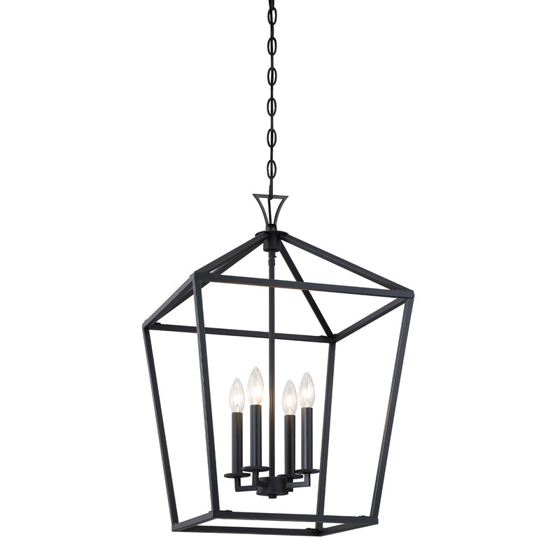 Savoy House 3-421-4-89 Four Light Pendant, Matte Black (3)