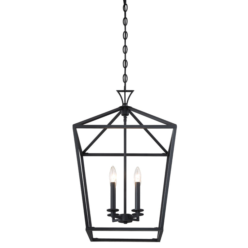 Savoy House 3-421-4-89 Four Light Pendant, Matte Black (5)