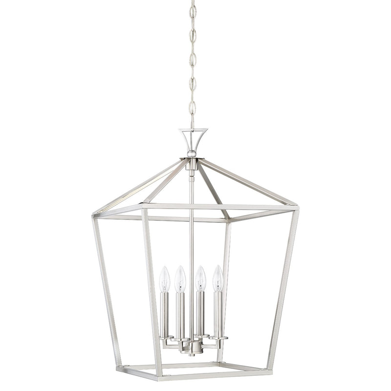 Savoy House 3-421-4-SN Four Light Pendant, Satin Nickel (2)