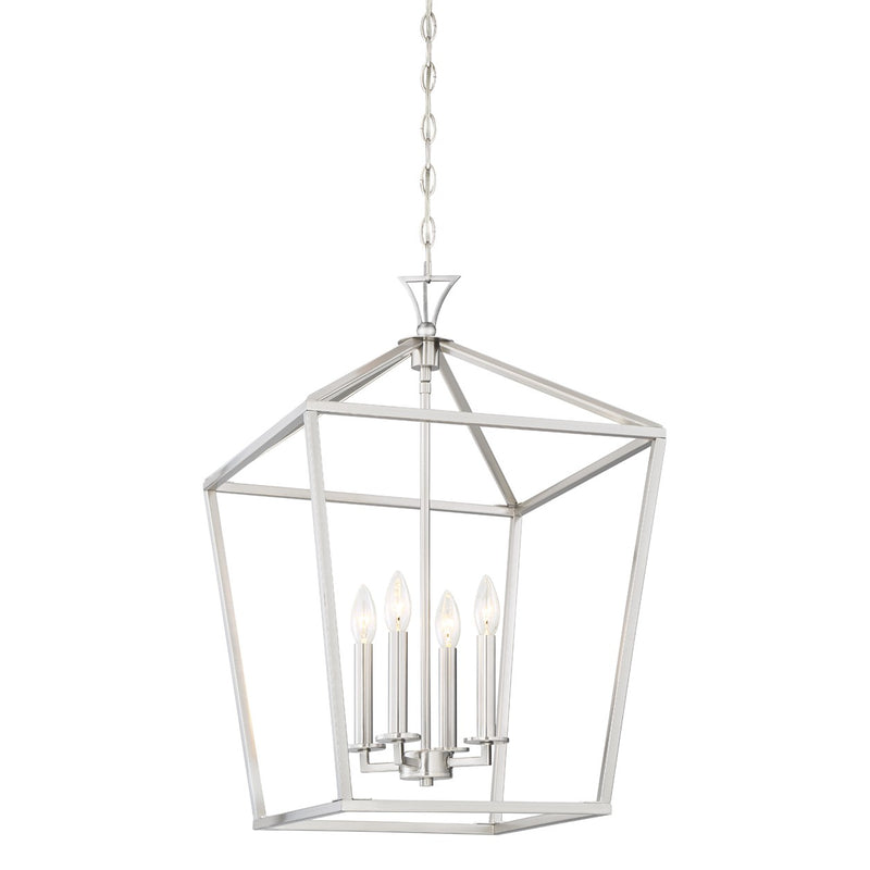 Savoy House 3-421-4-SN Four Light Pendant, Satin Nickel (3)