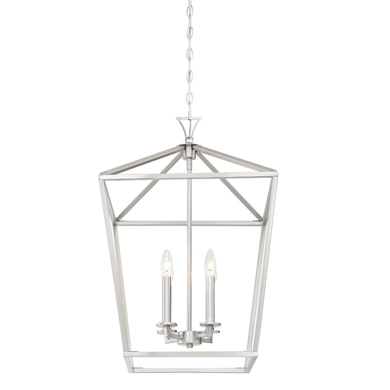 Savoy House 3-421-4-SN Four Light Pendant, Satin Nickel (5)