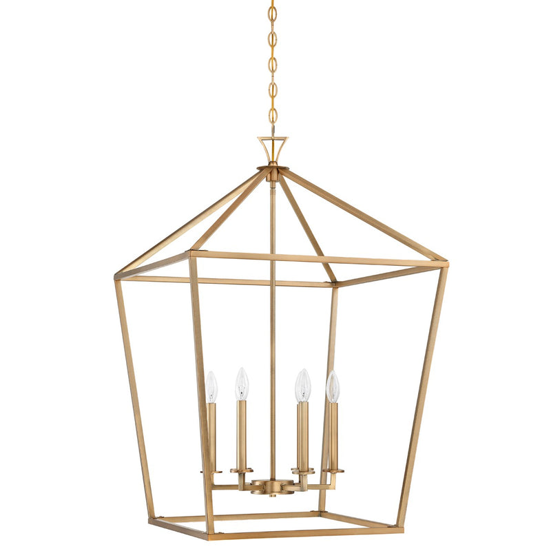 Savoy House 3-422-6-322 Six Light Pendant, Warm Brass (2)