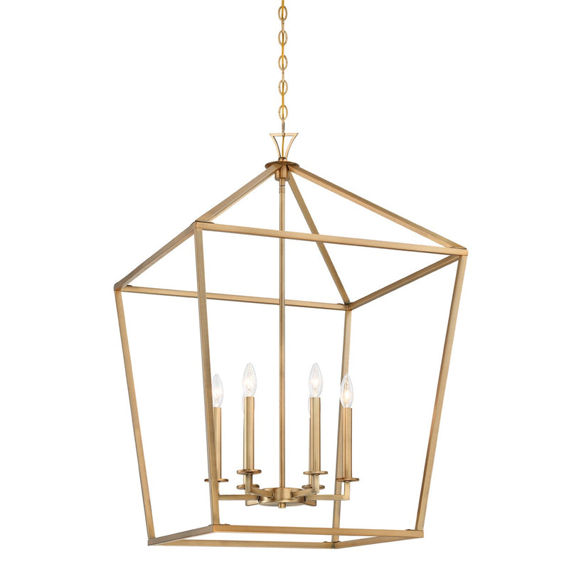 Savoy House 3-422-6-322 Six Light Pendant, Warm Brass (3)