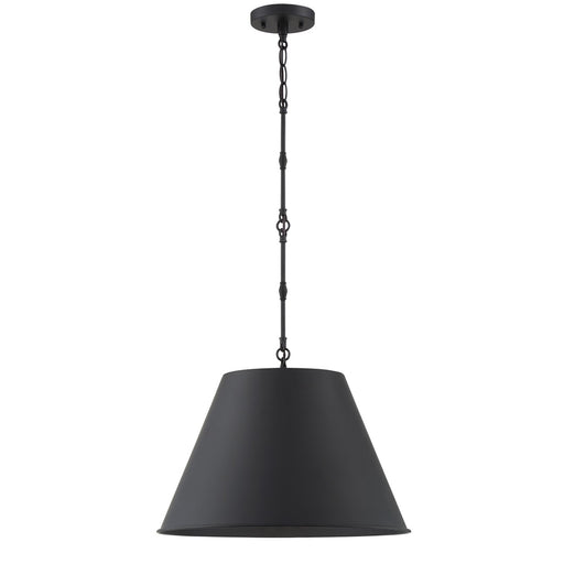Savoy House 7-231-1-89 One Light Pendant, Matte Black (2)
