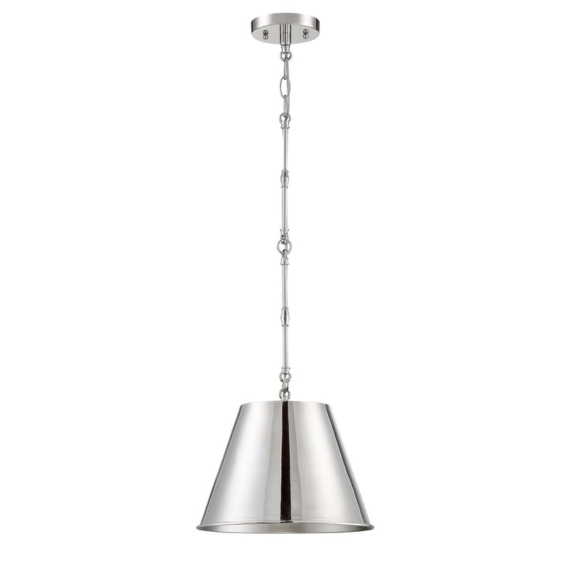 Savoy House 7-232-1-109 One Light Pendant, Polished Nickel (2)