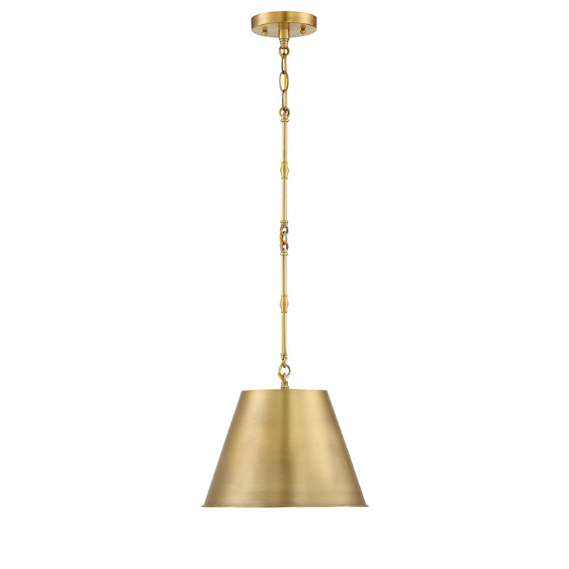 Savoy House 7-232-1-322 One Light Pendant, Warm Brass (3)
