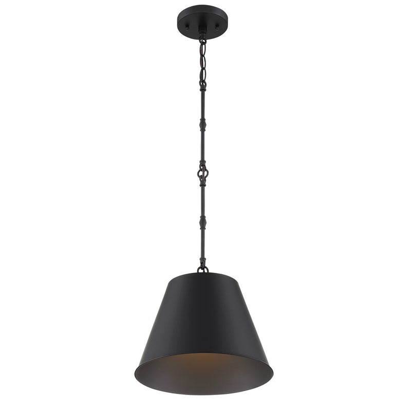 Savoy House 7-232-1-89 One Light Pendant, Matte Black (4)