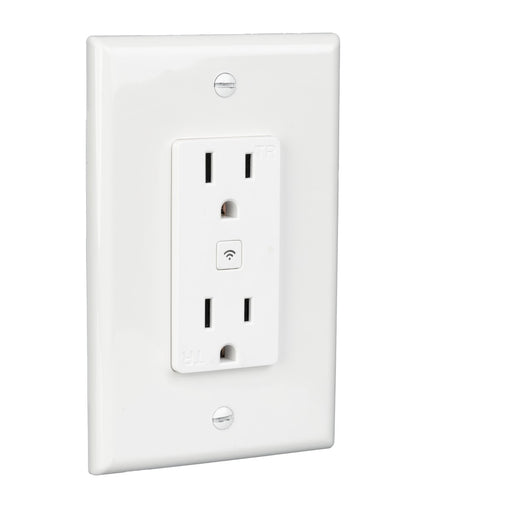 American Lighting SPKPL-OUTLETW-2S-WH Smart Wall Outlet Main Image.jpg