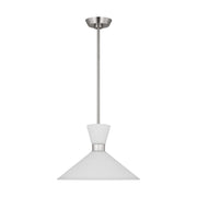 Visual Comfort Studio DJP1091BS Belcarra One Light Pendant, Brushed Steel Alternate Image 3.jpg