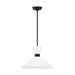 Visual Comfort Studio DJP1091MBK Belcarra One Light Pendant, Midnight Black Alternate Image 3.jpg