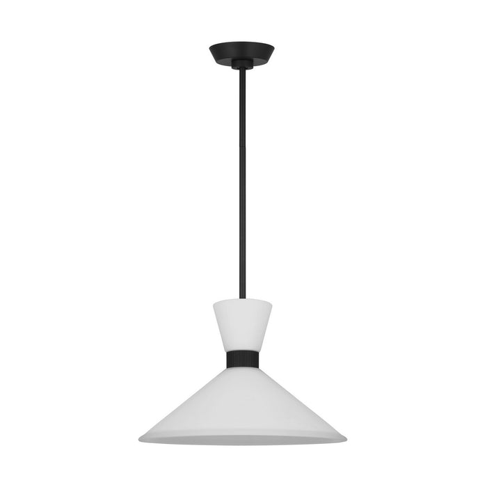 Visual Comfort Studio DJP1091MBK Belcarra One Light Pendant, Midnight Black Alternate Image 4.jpg