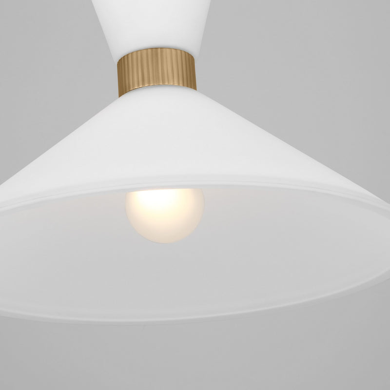 Visual Comfort Studio DJP1091SB Belcarra One Light Pendant, Satin Brass Alternate Image 2.jpg