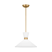 Visual Comfort Studio DJP1091SB Belcarra One Light Pendant, Satin Brass Alternate Image 4.jpg
