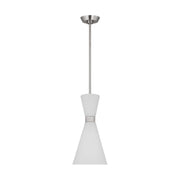 Visual Comfort Studio DJP1101BS Belcarra One Light Pendant, Brushed Steel Alternate Image 3.jpg