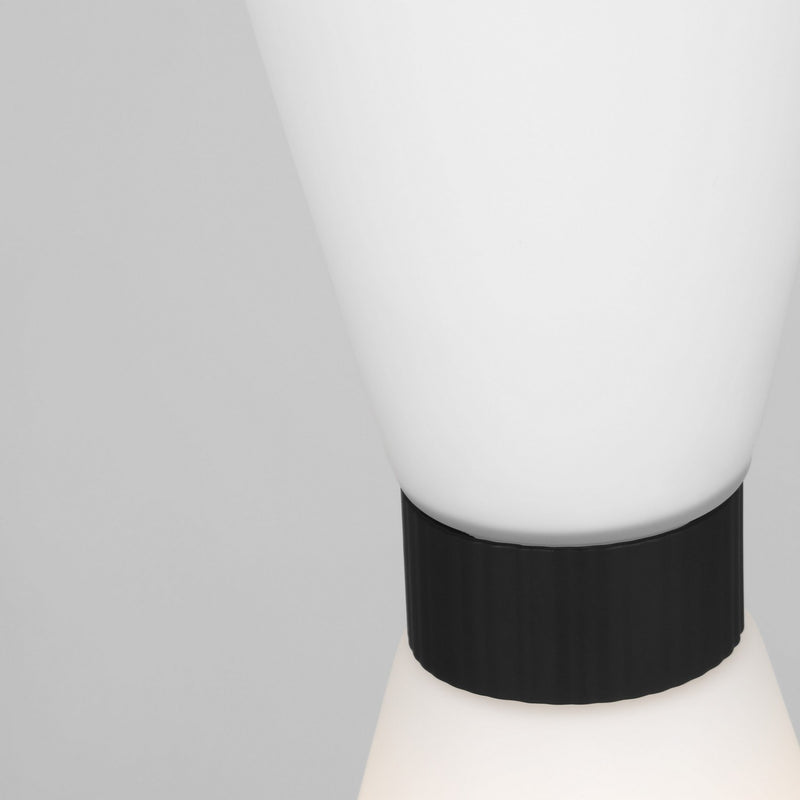 Visual Comfort Studio DJP1101MBK Belcarra One Light Pendant, Midnight Black Alternate Image.jpg