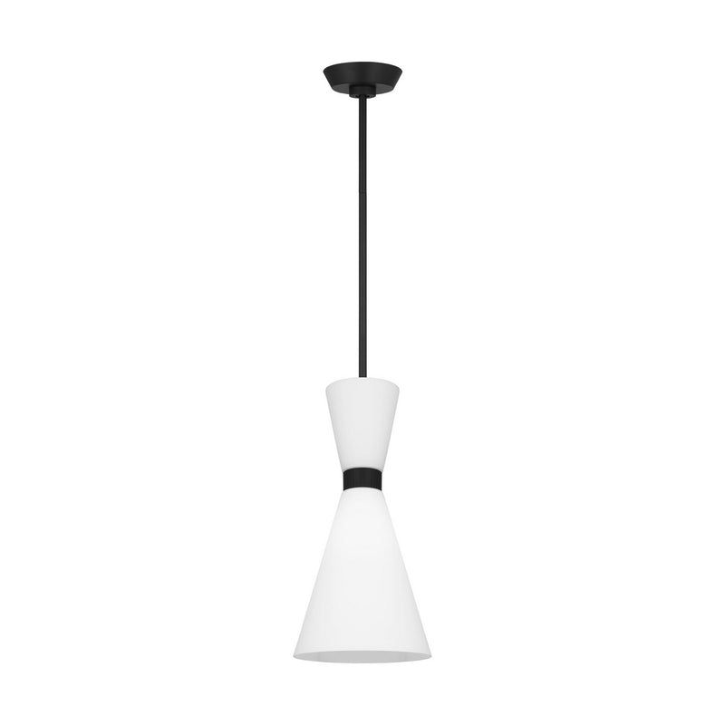 Visual Comfort Studio DJP1101MBK Belcarra One Light Pendant, Midnight Black Alternate Image 4.jpg